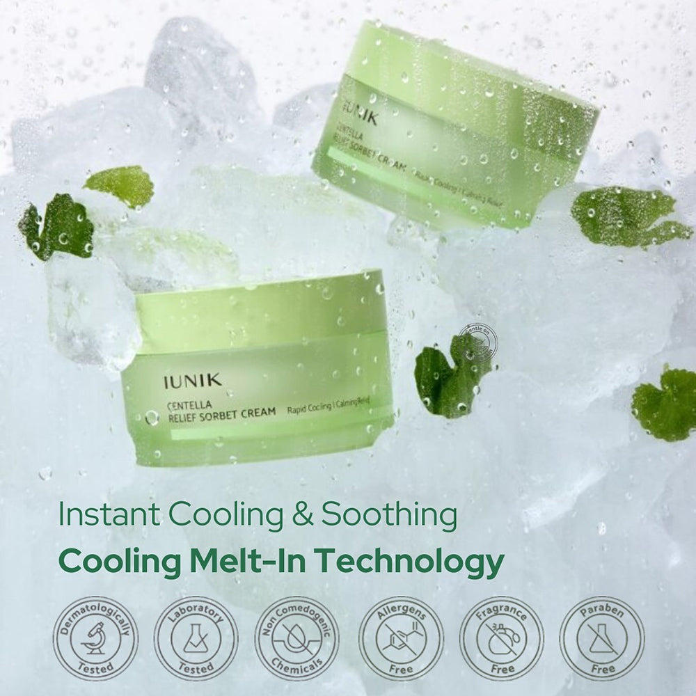 IUNIK Centella Relief Sorbet Creme, 50 ml