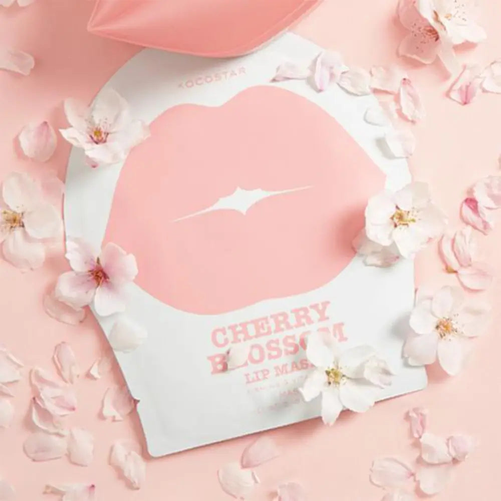 KOCOSTAR Kirschblüte - Lippenmaske mit Kirschblütenextrakt und feuchtigkeitsspendenden Wirkstoffen, die zur Lippenbefeuchtung und zum Komfort beitragen - 3 g