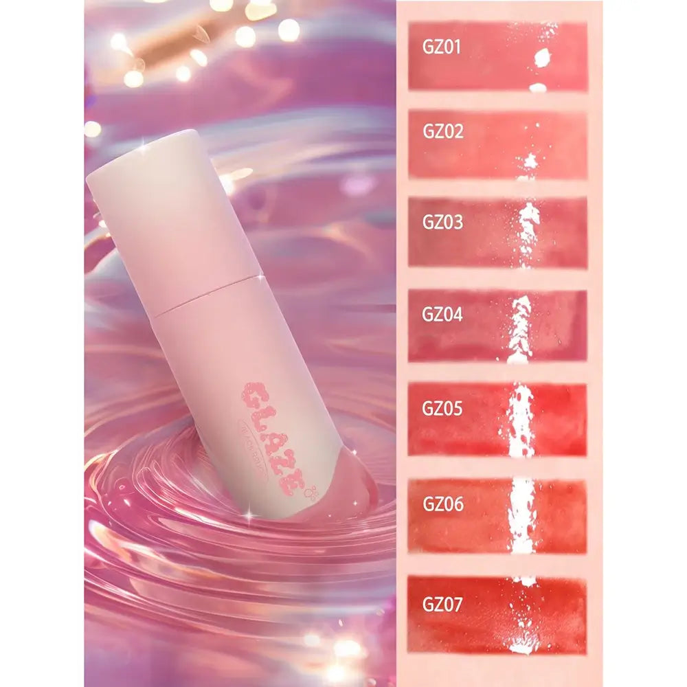 BLACK ROUGE Chewy Lip Glaze - Feuchtigkeitsspendender Lipgloss mit pflegenden Inhaltsstoffen für glänzende, voluminöse und hydratisierte Lippen ohne klebriges oder trockenes Gefühl - 3,5 g - GZ03 Rose bebe