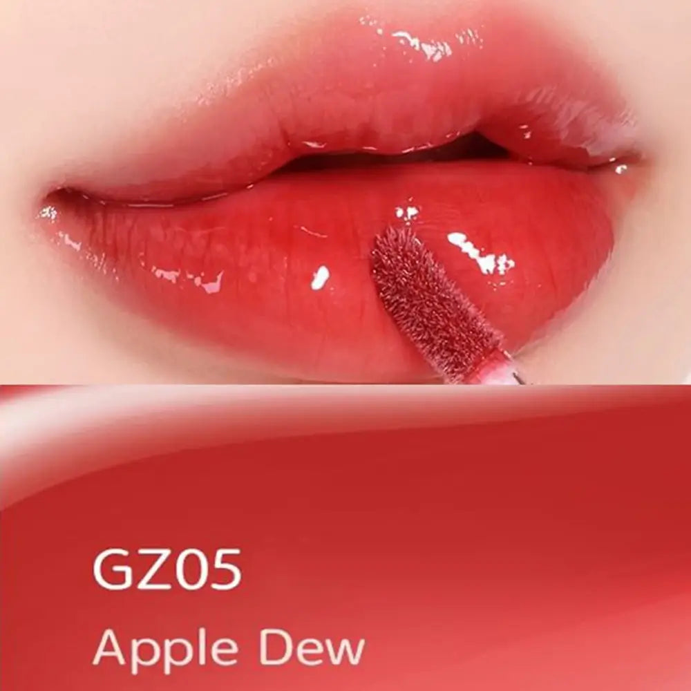 BLACK ROUGE Chewy Lip Glaze - Lippen-Gelee mit pflegenden und volumengebenden Inhaltsstoffen, die Feuchtigkeit spenden und ein angenehmes Tragegefühl ohne Klebrigkeit oder Trockenheit gewährleisten - 3,5 g - GZ05 Apple Dew