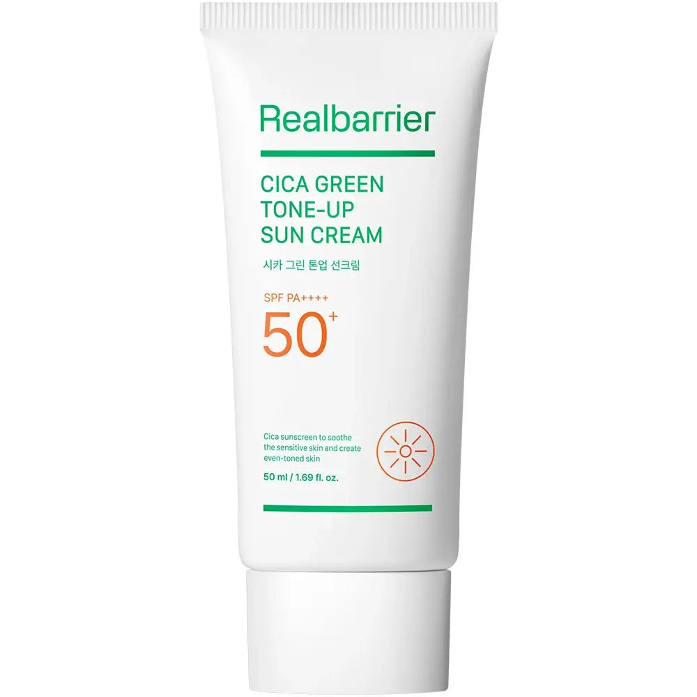 REAL BARRIER Cica Green Tone Up Sun Cream LSF 50+ PA++++