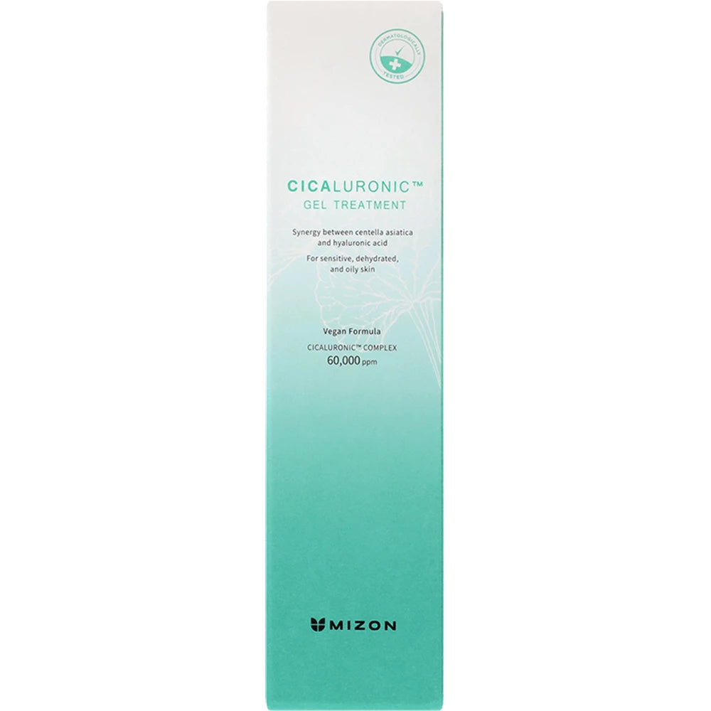 MIZON Cicaluronic Gel Treatment - Gesichtsbehandlungsgel mit Centella Asiatica und Hyaluronsäure mit mehreren Molekulargewichten, das hilft, empfindliche oder dehydrierte Haut zu beruhigen und den Hautkomfort zu erhalten - 50 ml