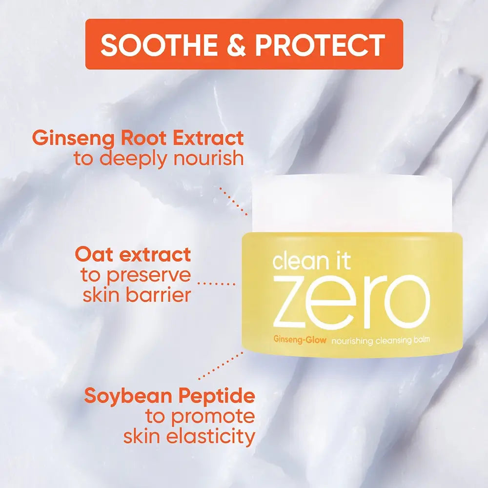 BANILA CO Clean it Zero Ginseng-Glow Nourishing Cleansing Balm