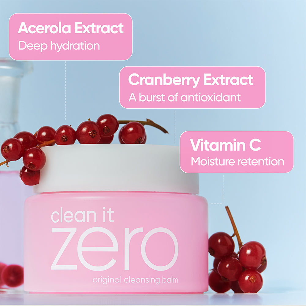 Clean it Zero Pink Dazzle Mini Reinigungsbalsam-Set