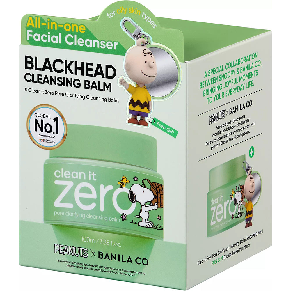 BANILA CO Clean it Zero Pore Clarifying Cleansing Balm SNOOPY Edition