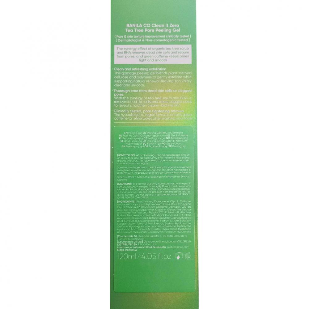 BANILA CO Clean It Zero Teebaum Poren-Peeling-Gel, 120 ml