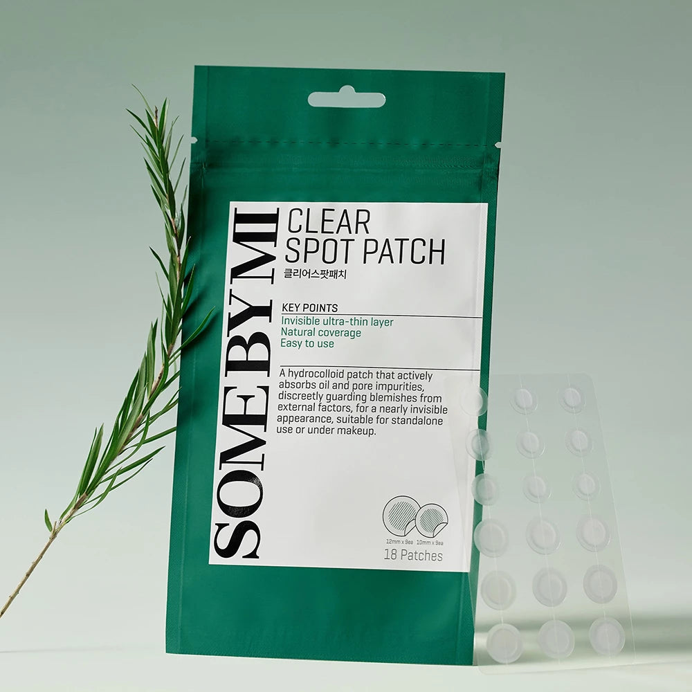 SOME BY MI Clear Spot Patch - Hydrocolloid-Pflaster zur Absorption von Unreinheiten und Talg - 18 Stück