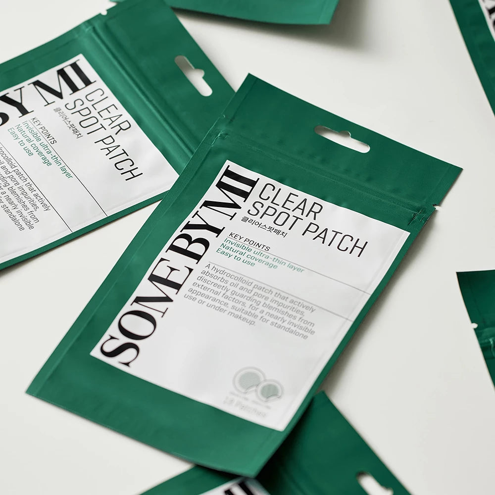 SOME BY MI Clear Spot Patch - Hydrocolloid-Pflaster zur Absorption von Unreinheiten und Talg - 18 Stück
