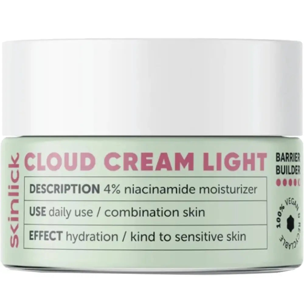 SKINLICK Cloud Cream Light - Gesichtscreme mit Hyaluronsäure und Niacinamid, spendet Feuchtigkeit und sorgt für Hautkomfort - 50 ml