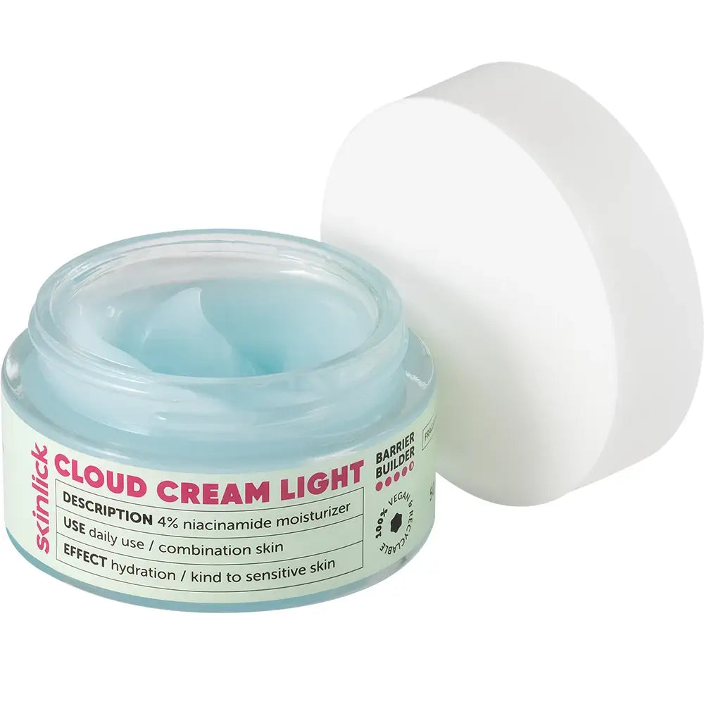 SKINLICK Cloud Cream Light - Gesichtscreme mit Hyaluronsäure und Niacinamid, spendet Feuchtigkeit und sorgt für Hautkomfort - 50 ml