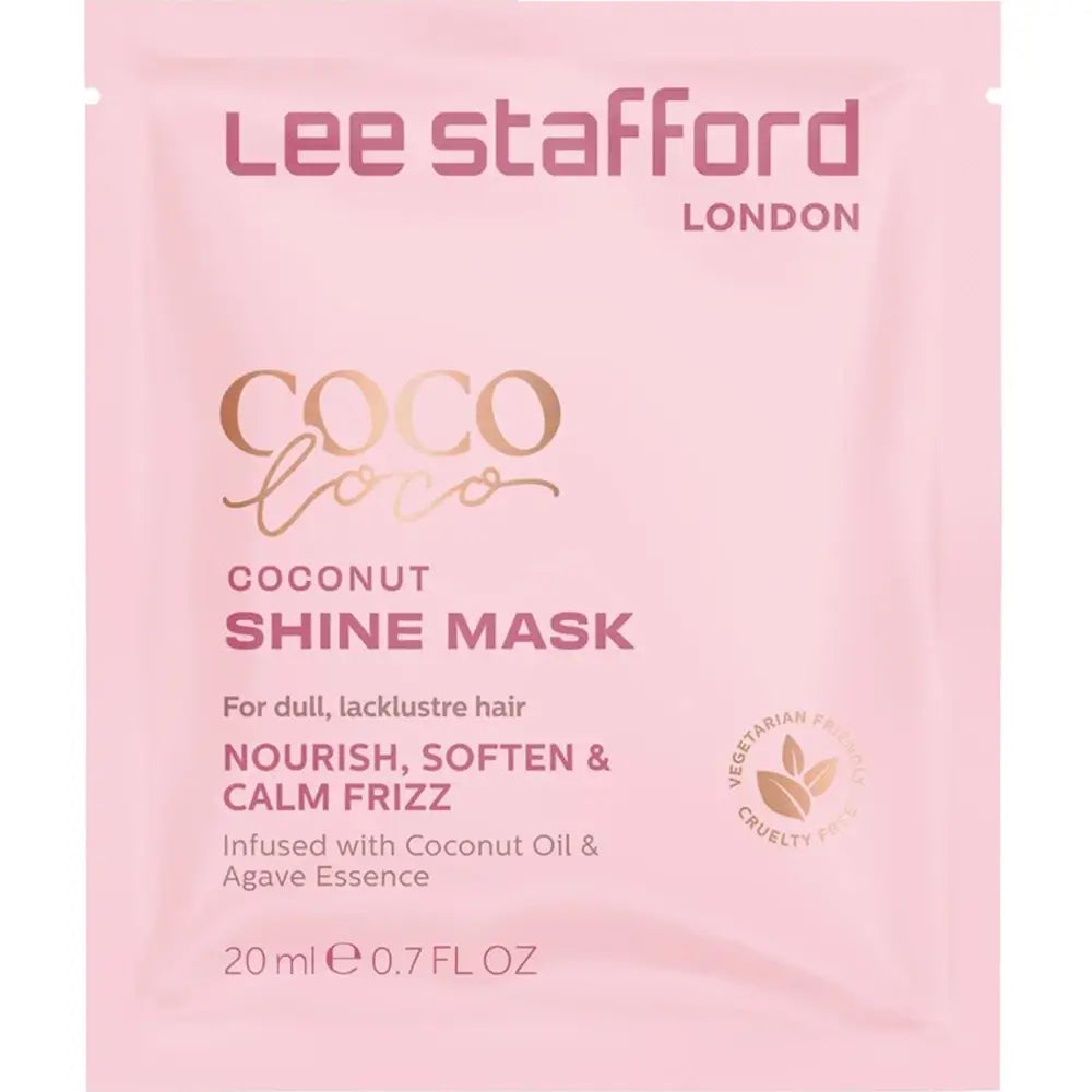 LEE STAFFORD Coco Loco Kokos Glanz Maske Haarmaske - Feuchtigkeit und Glanz, 20 ml