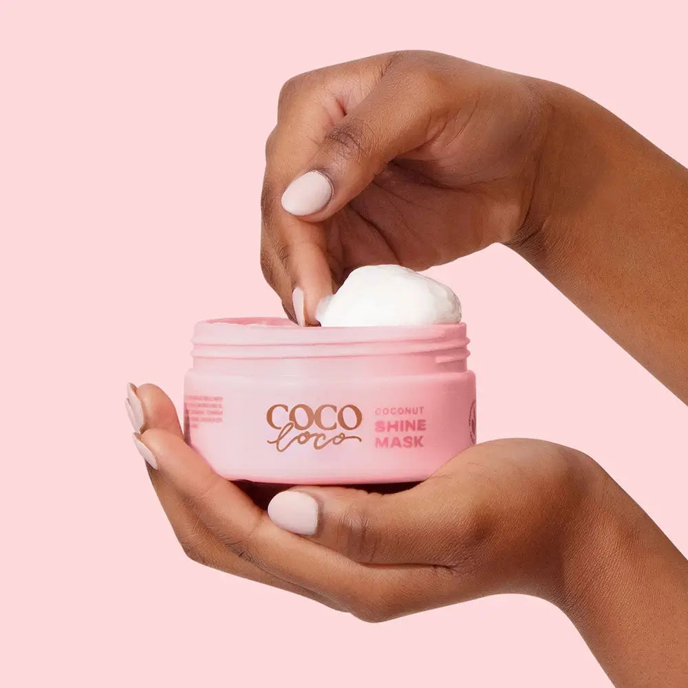 LEE STAFFORD Coco Loco Kokos Glanzmaske - Haarkur formuliert mit Kokosöl und Agavendessenz, die zur Revitalisierung von stumpfem und geschädigtem Haar beiträgt - 200 ml