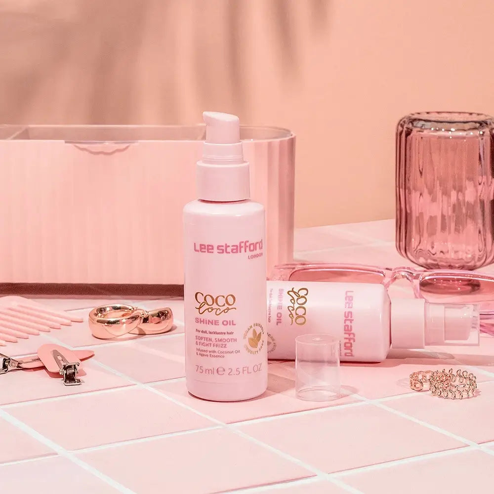 Lee Stafford Coco Loco Öl für Haar und Spitzen Coco Shine - Intensive Feuchtigkeit und langanhaltender Glanz, 75 ml