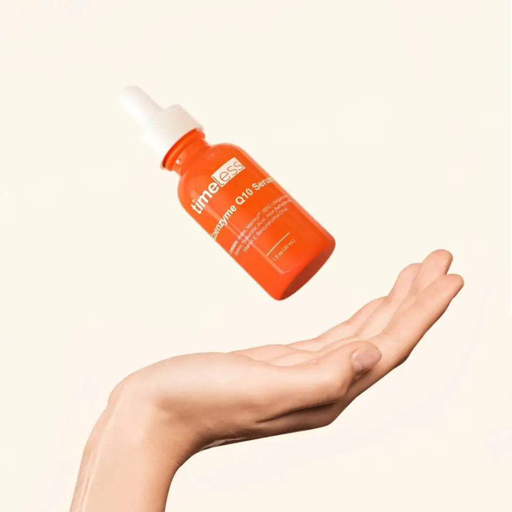 TIMELESS SKIN CARE Erneuerndes Jugendserum Q10 - Anti-Falten, Straffung und intensive Feuchtigkeitspflege, 30 ml