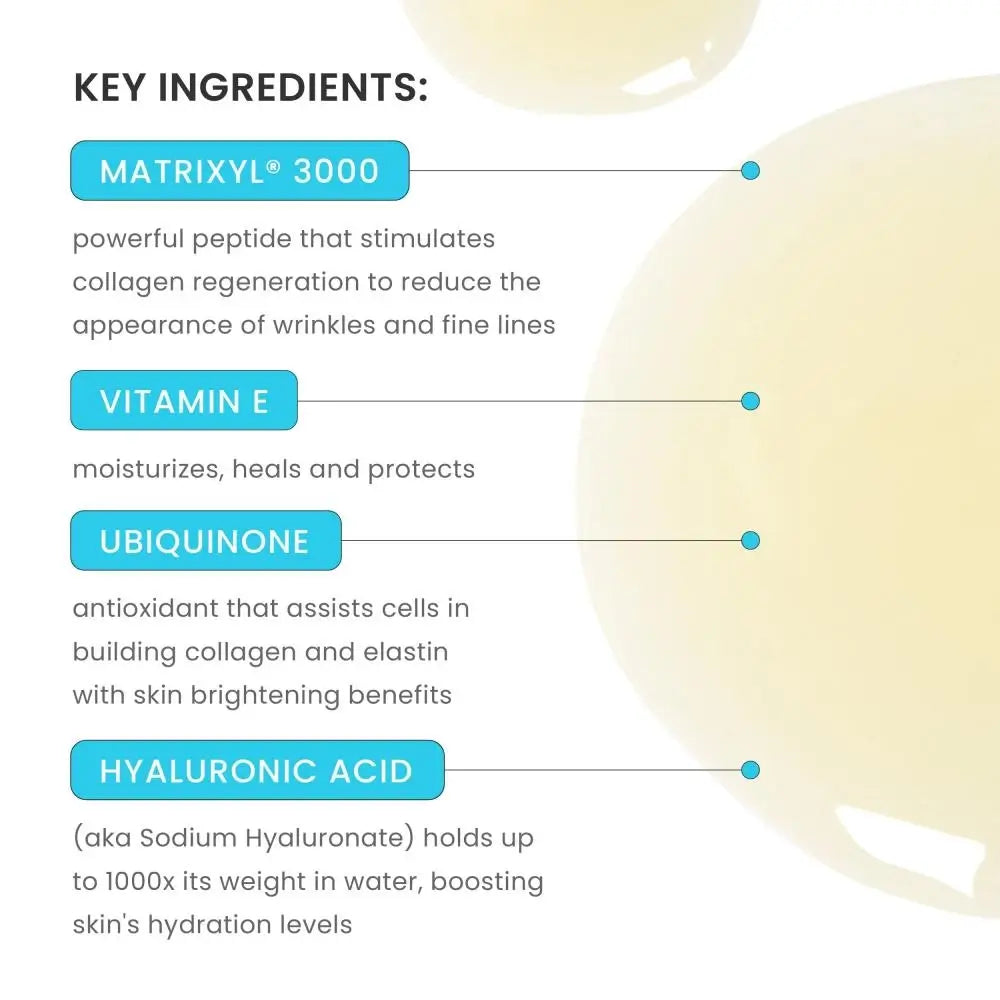 TIMELESS SKIN CARE Erneuerndes Jugendserum Q10 - Anti-Falten, Straffung und intensive Feuchtigkeitspflege, 30 ml