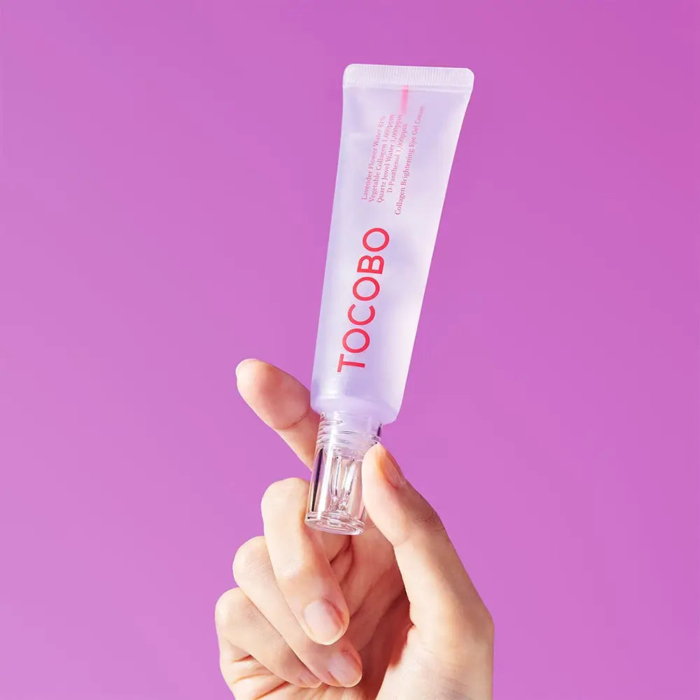 TOCOBO Collagen Brightening - Augencreme formuliert mit pflanzlichem Kollagen und Niacinamid, die zur Hautfeuchtigkeit und Aufhellung der Hautpartie um die Augen beiträgt - 30 ml