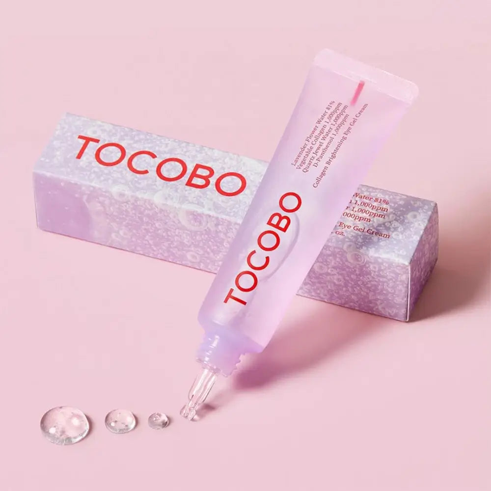 TOCOBO Collagen Brightening - Augencreme formuliert mit pflanzlichem Kollagen und Niacinamid, die zur Hautfeuchtigkeit und Aufhellung der Hautpartie um die Augen beiträgt - 30 ml