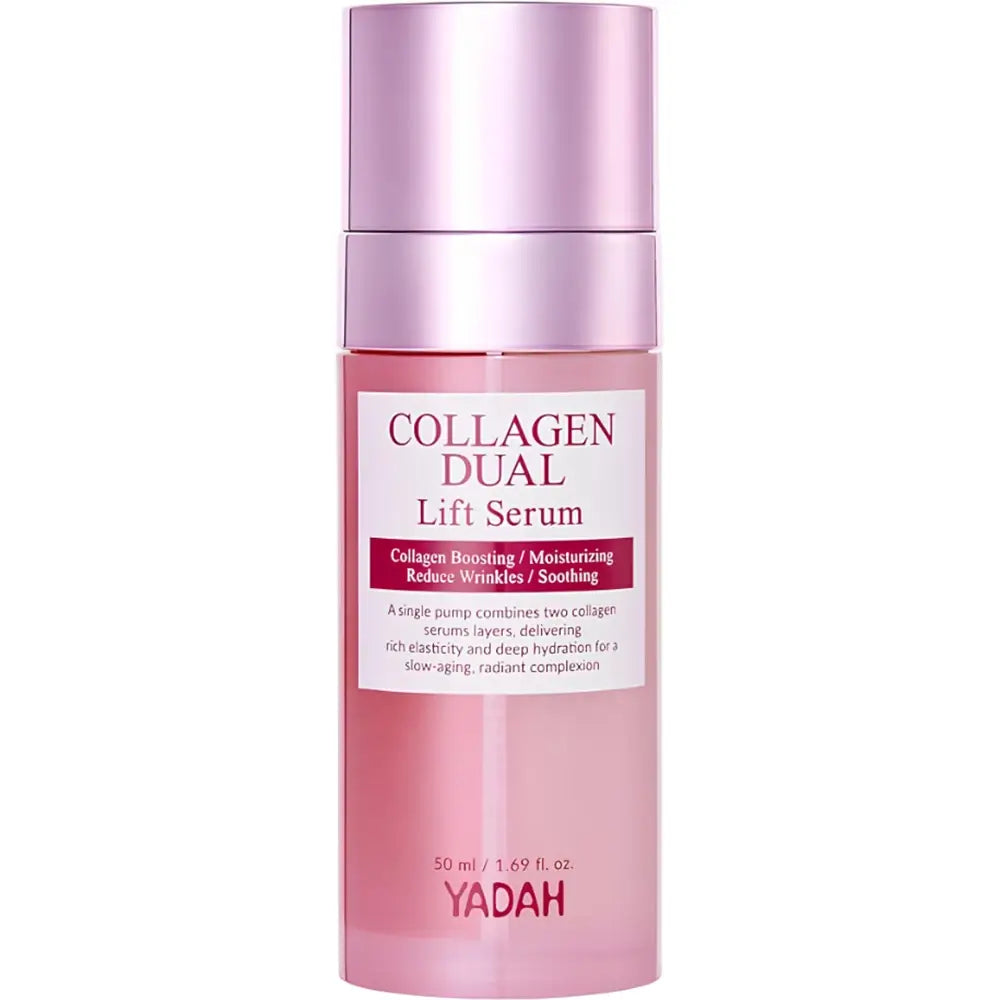 YADAH Kollagen Dual Lift Serum - Gesichtsserum mit Typ-I-Kollagen und Hyaluronsäure zur Hautfeuchtigkeitspflege - 50 ml