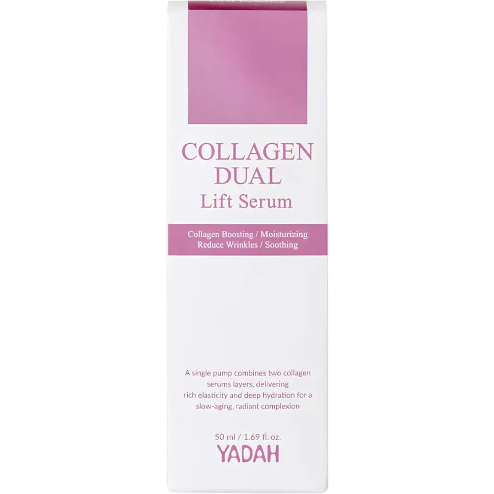 YADAH Kollagen Dual Lift Serum - Gesichtsserum mit Typ-I-Kollagen und Hyaluronsäure zur Hautfeuchtigkeitspflege - 50 ml