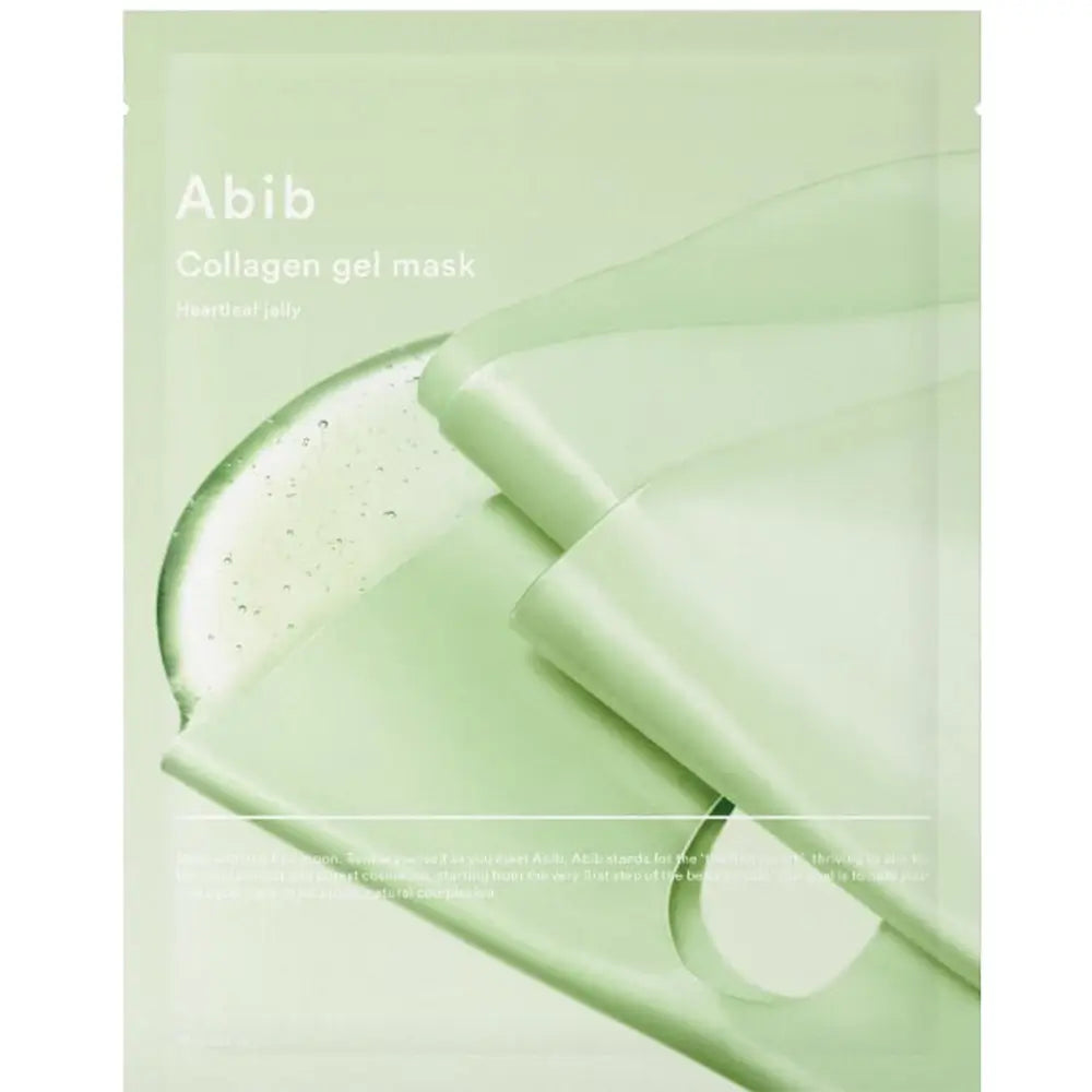 ABIB Kollagen Gel Mask Heartleaf Jelly Gesichtsmaske - Feuchtigkeit und Porenreduktion, 35 ml