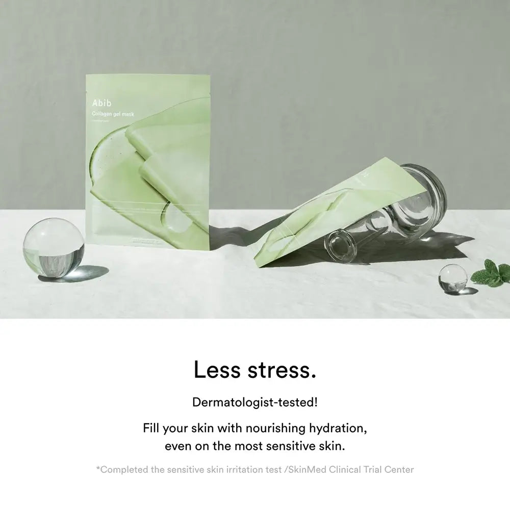 ABIB Kollagen Gel Mask Heartleaf Jelly Gesichtsmaske - Feuchtigkeit und Porenreduktion, 35 ml