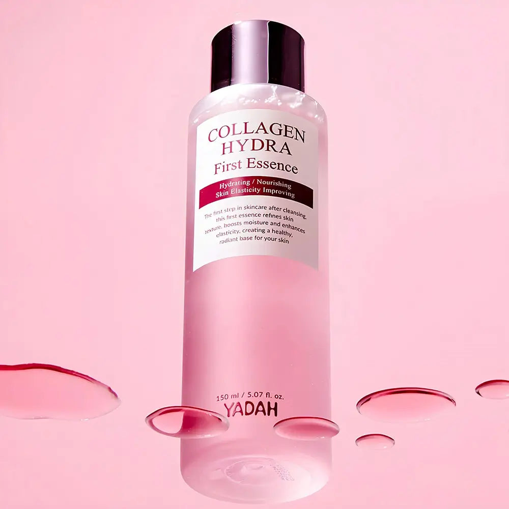 YADAH Kollagen Hydra First - Essenz formuliert mit Kollagenwasser und Hyaluronsäure, die zur Hautfeuchtigkeit und zur Aufrechterhaltung des Hydro-Lipid-Gleichgewichts beitragen - 150 ml