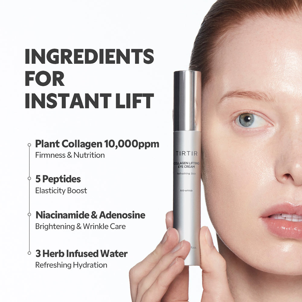 TIRTIR Kollagen-Lifting-Augencreme - straffende Kollagen-Augencreme 15 ml