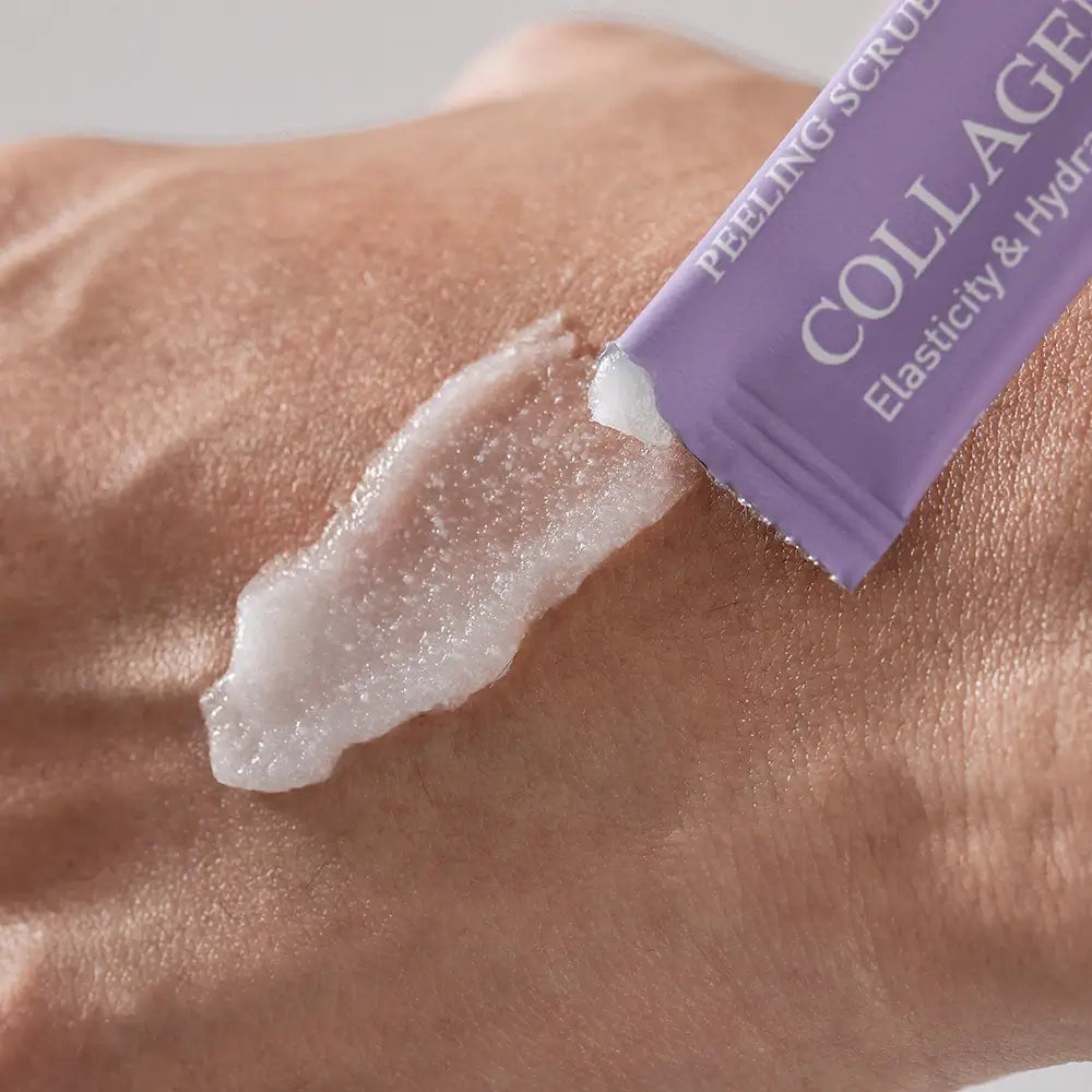 Mizon Kollagen Milch Peeling Peeling-Peeling 5g - Zarte Exfoliation und Intensive Feuchtigkeitsversorgung, 40 Stk