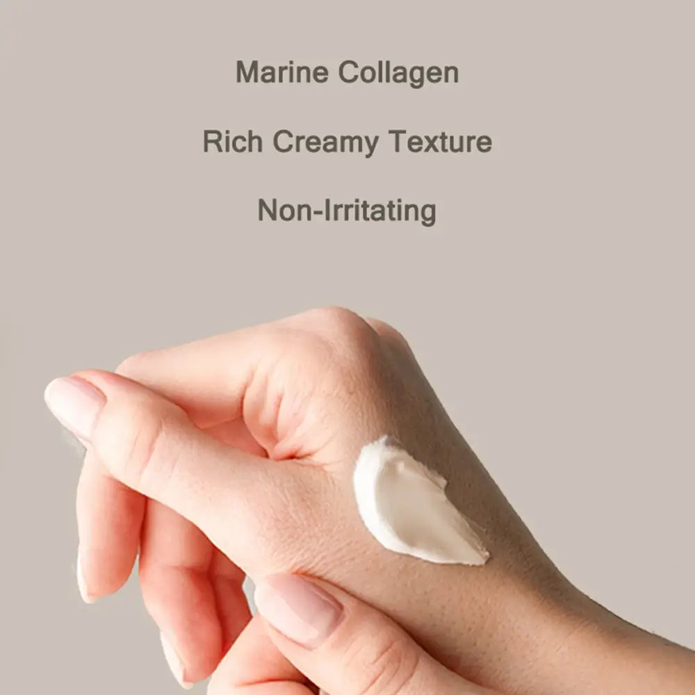 MIZON Collagen Power Firming Enriched Cream - angereicherte Gesichtscreme mit hydrolysiertem Kollagen und Adenosin zur Verbesserung der Hautfeuchtigkeit und Festigkeit - 50 ml