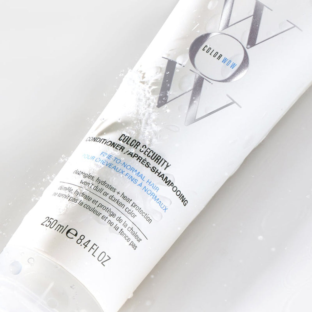 COLOR WOW Color Security Conditioner - Balsam formuliert mit Arganöl und Vitamin E, das zur Feuchtigkeitsversorgung des Haares und zum Erhalt der Farbe beiträgt - 250 ml