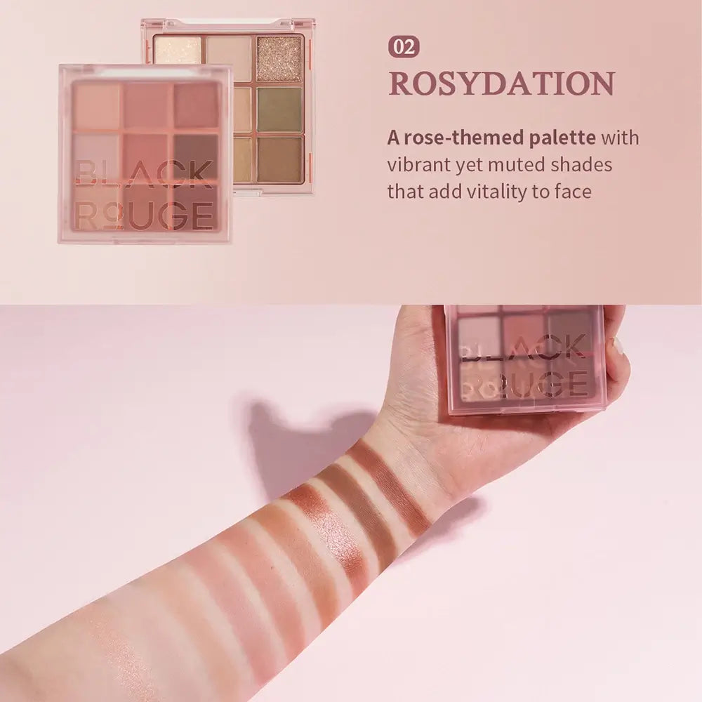 Black Rouge Colordation Mood Palette Rosydation