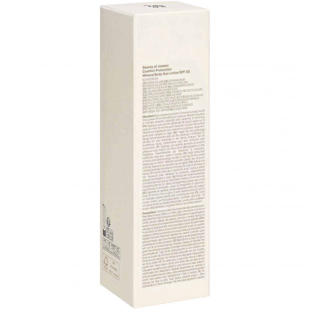 BEAUTY OF JOSEON Comfort Protection Mineral Body Sonnenlotion SPF 30, 150 ml