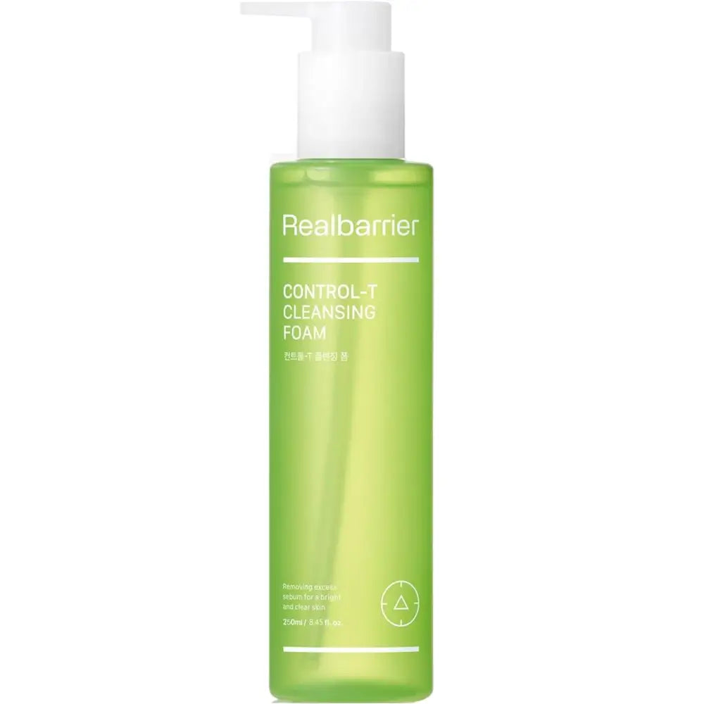 Real Barrier Control-T Reinigungsschaum für fettige Haut - Sanfte Reinigung und Beruhigung bei Akne, 200 ml