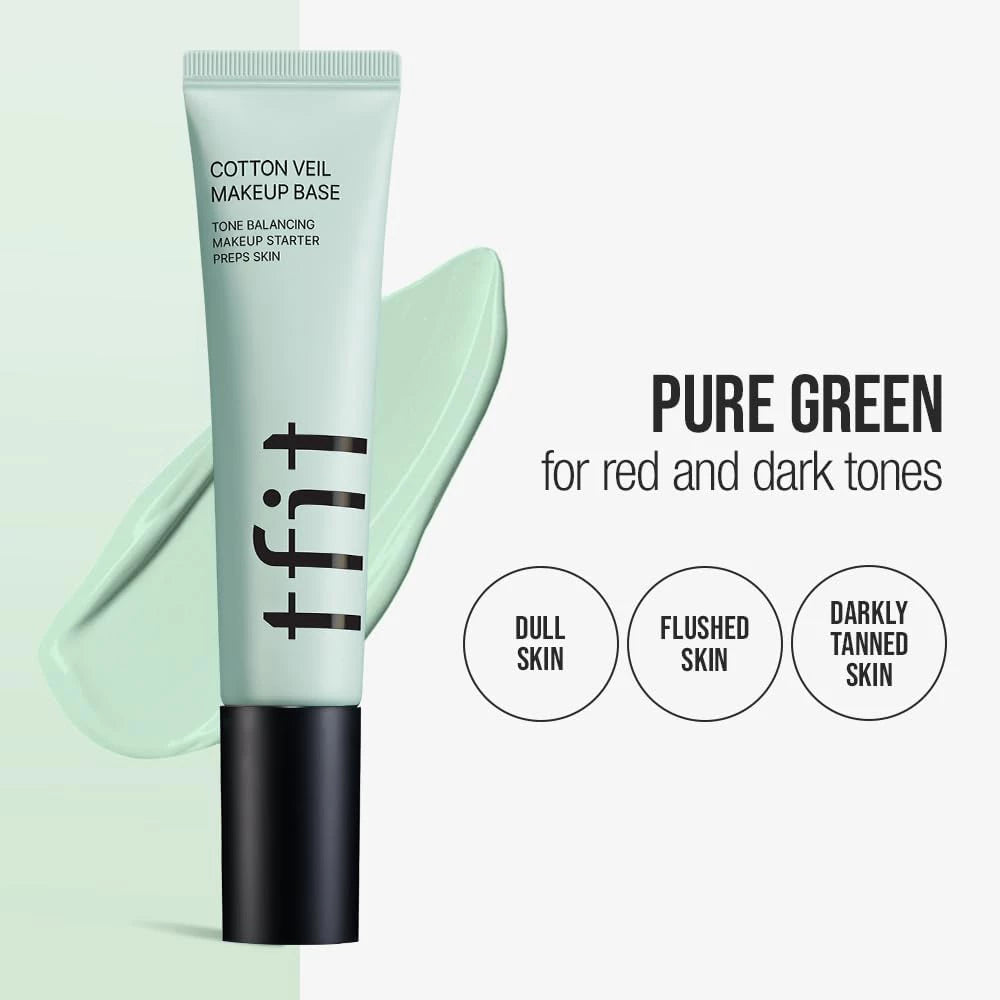 TFIT Cotton Veil Makeup Base - 01 Pure Green