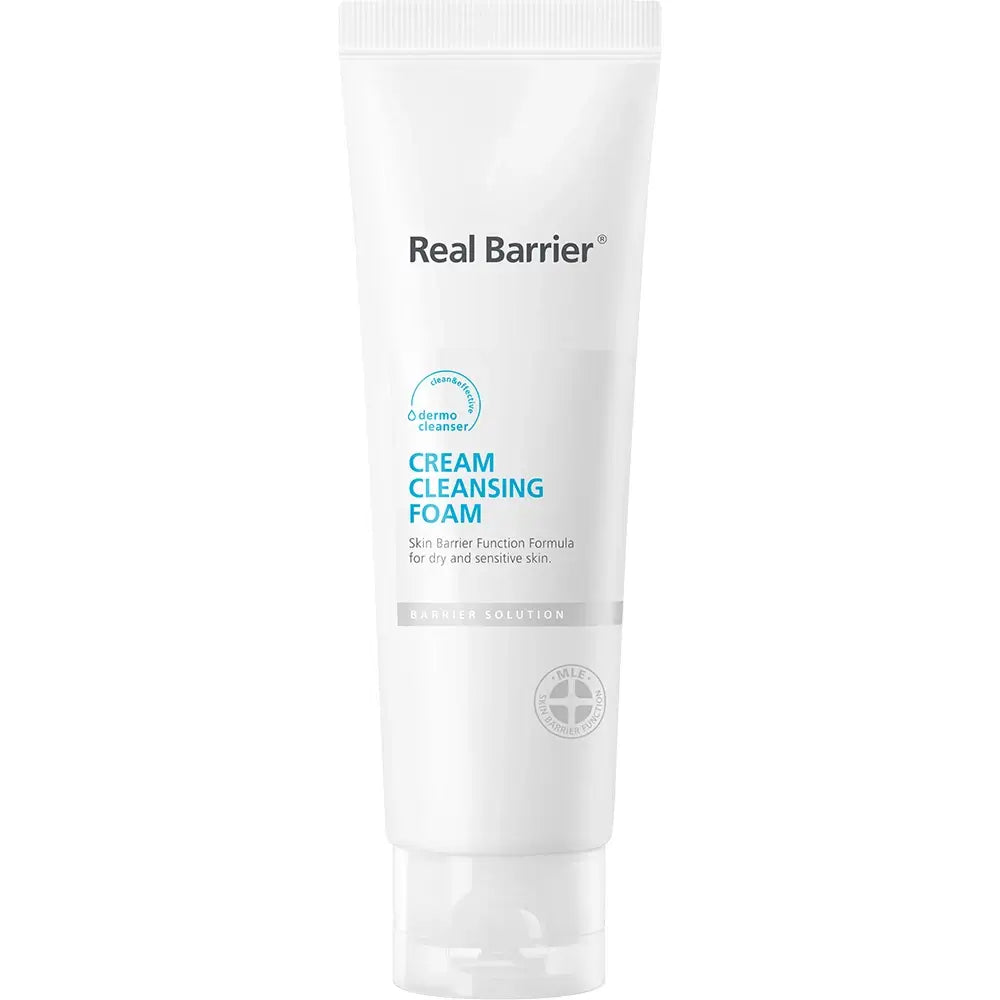 REAL BARRIER Reinigungsschaum - Sanfte Reinigung und Feuchtigkeitspflege mit Ceramiden, 120 ml