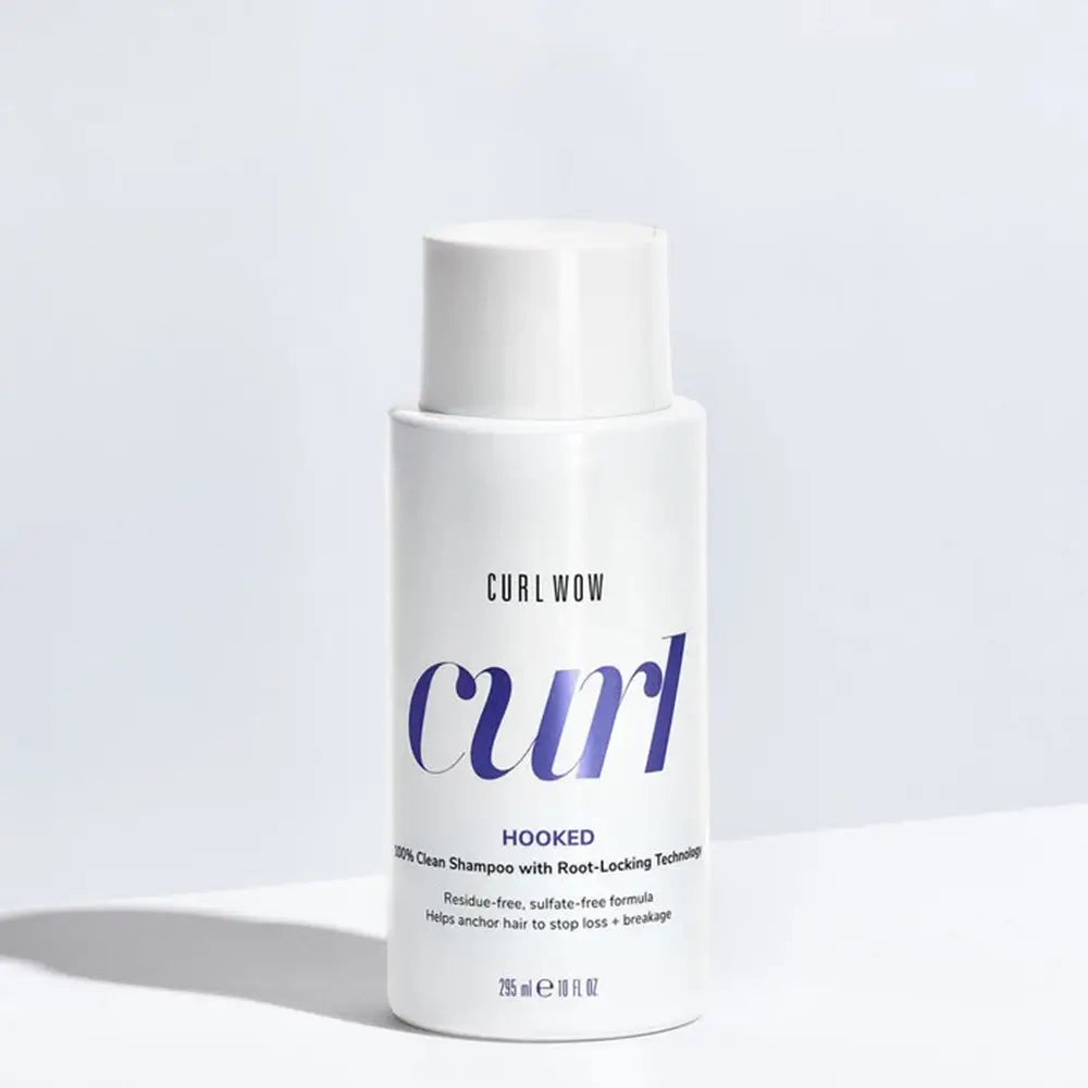 COLOR WOW Curl Hooked Clean - Shampoo mit Procapil und Glycerin, das hilft, Haarausfall und Haarbruch zu reduzieren und die Feuchtigkeit von lockigem oder welligem Haar zu bewahren - 295 ml
