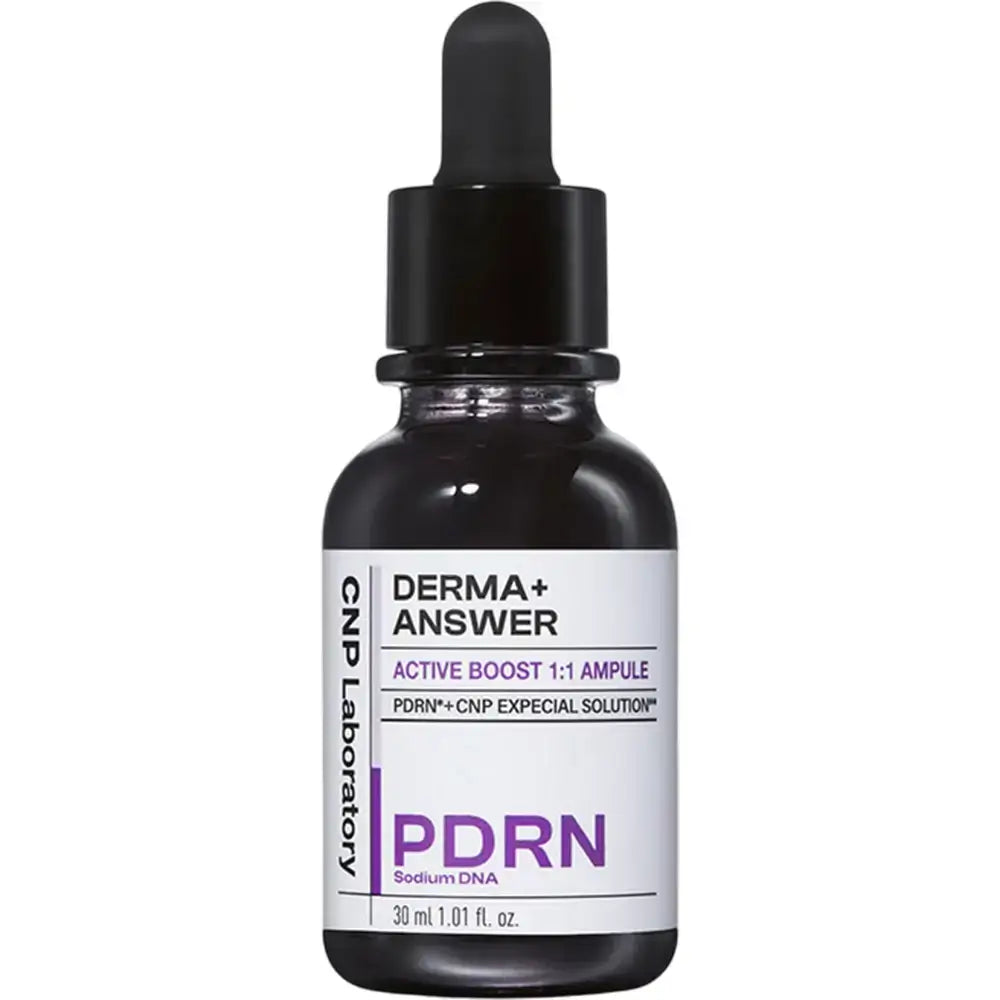 CNP LABORATORY Derma Answer Active Boost PDRN Ampulle – Gesichtsserum mit Natrium-PDRN & Lactobacillus-Ferment zur Hautfeuchtigkeit und Hautkomfort - 30 ml