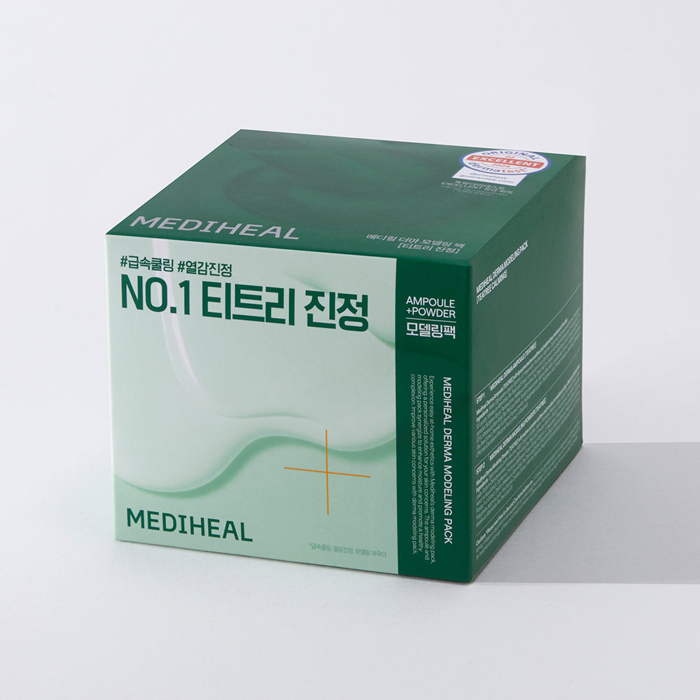 MEDIHEAL Derma Modeling Pack Teatree Calming - masca de fata formulata cu Tea Tree si panthenol, care contribuie la calmarea pielii si la echilibrarea excesului de sebum - 28 gr