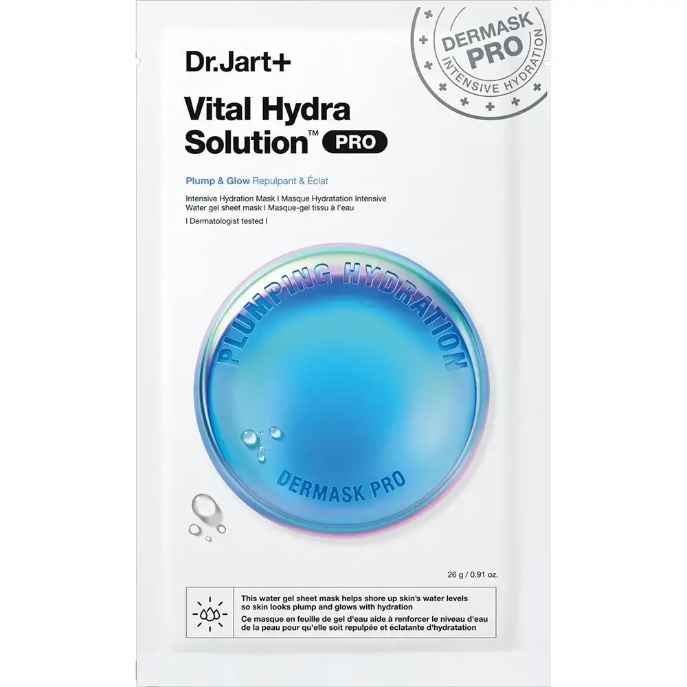 DR.JART+ Dermask Vital Hydra Solution PRO Maske - Feuchtigkeit und Helligkeit, 26 g