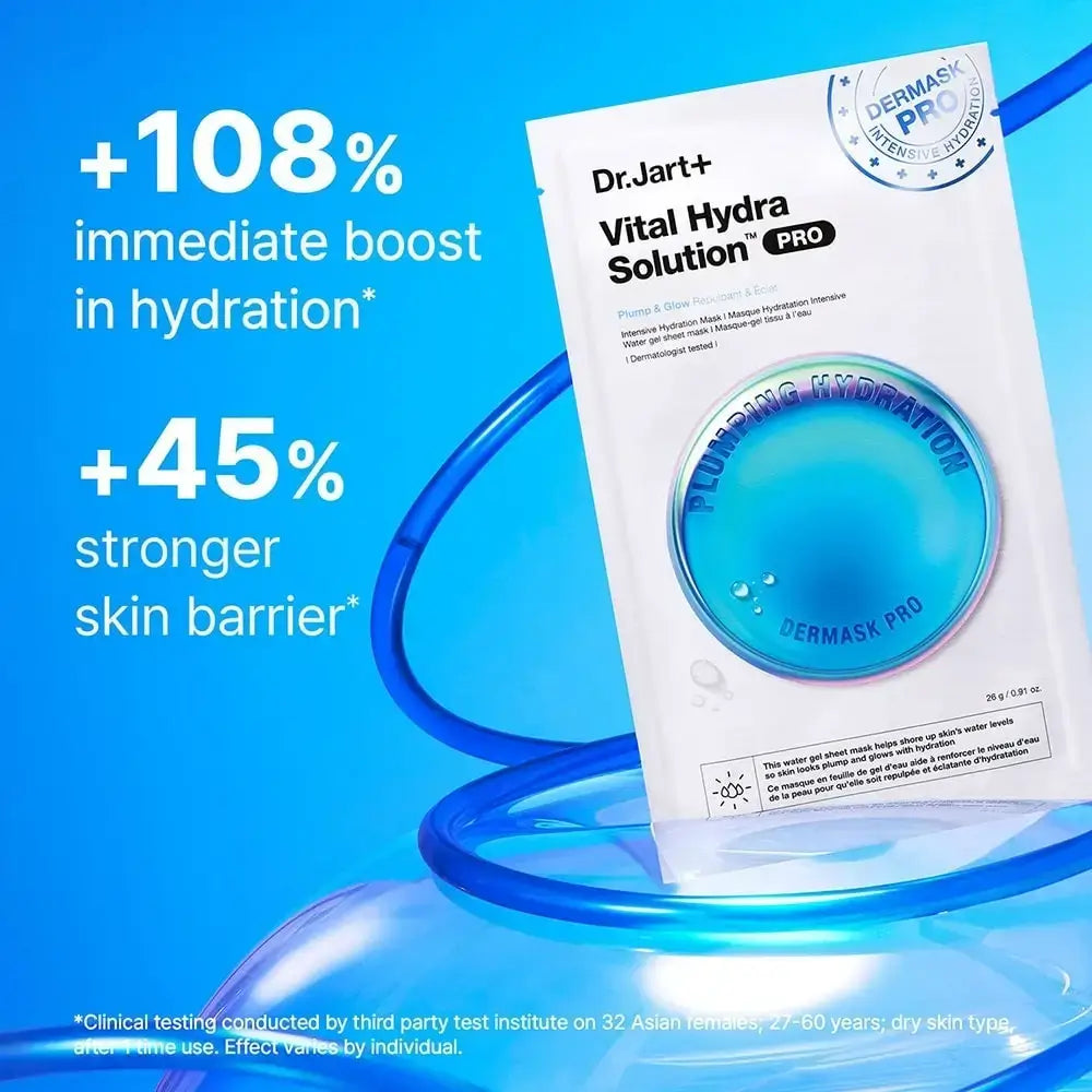DR.JART+ Dermask Vital Hydra Solution PRO Maske - Feuchtigkeit und Helligkeit, 26 g