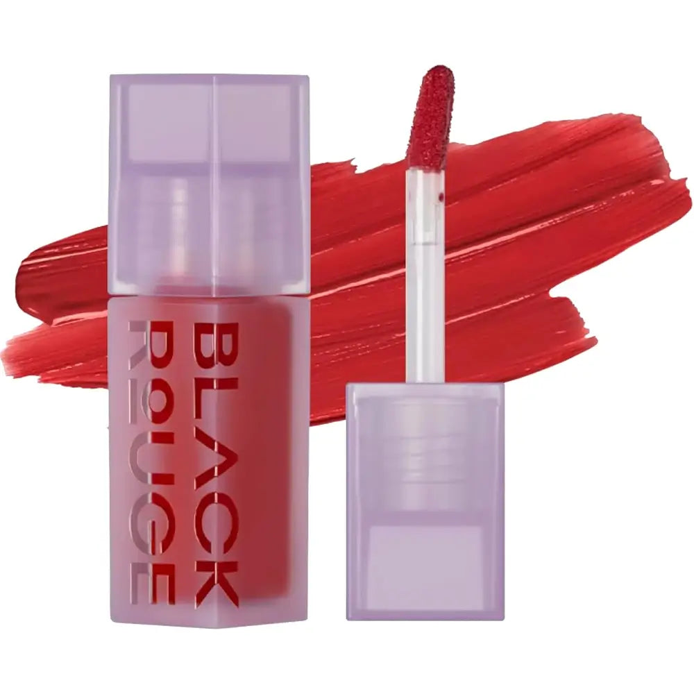 BLACK ROUGE Double Layer Over Velvet 2 - Lippenstift mit Litschi- und Vanilleextrakt, für Feuchtigkeit und Komfort - 4.1g - DL11 Dada Chilli