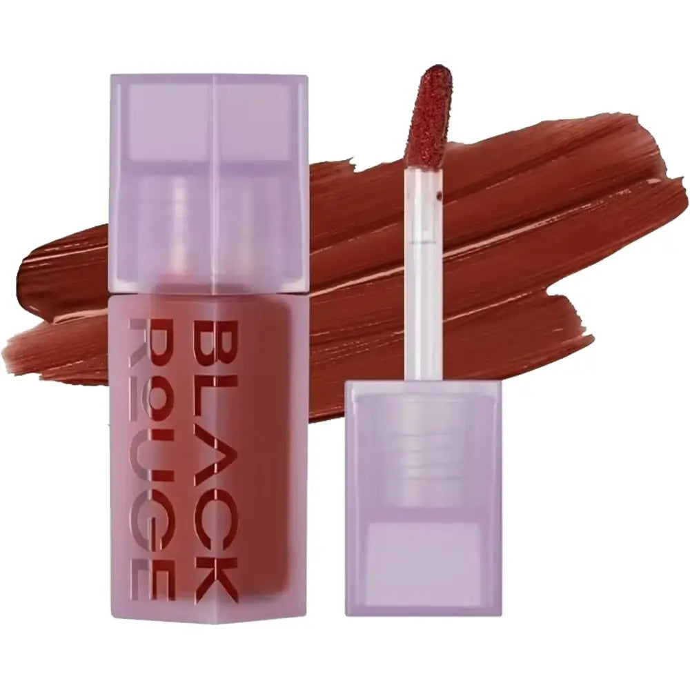 BLACK ROUGE Double Layer Over Velvet flüssiger Lippenstift DL14 Maximal Brown - Feuchtigkeitsspendend und langanhaltend, 4,5g