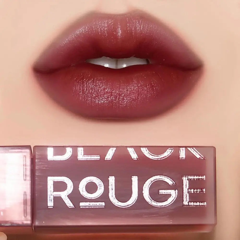 BLACK ROUGE Double Layer Over Velvet - Lippenstift mit Hyaluronsäure und Süßmandelöl für Feuchtigkeit und Komfort - 4,1 g - DL05 Taro Layer
