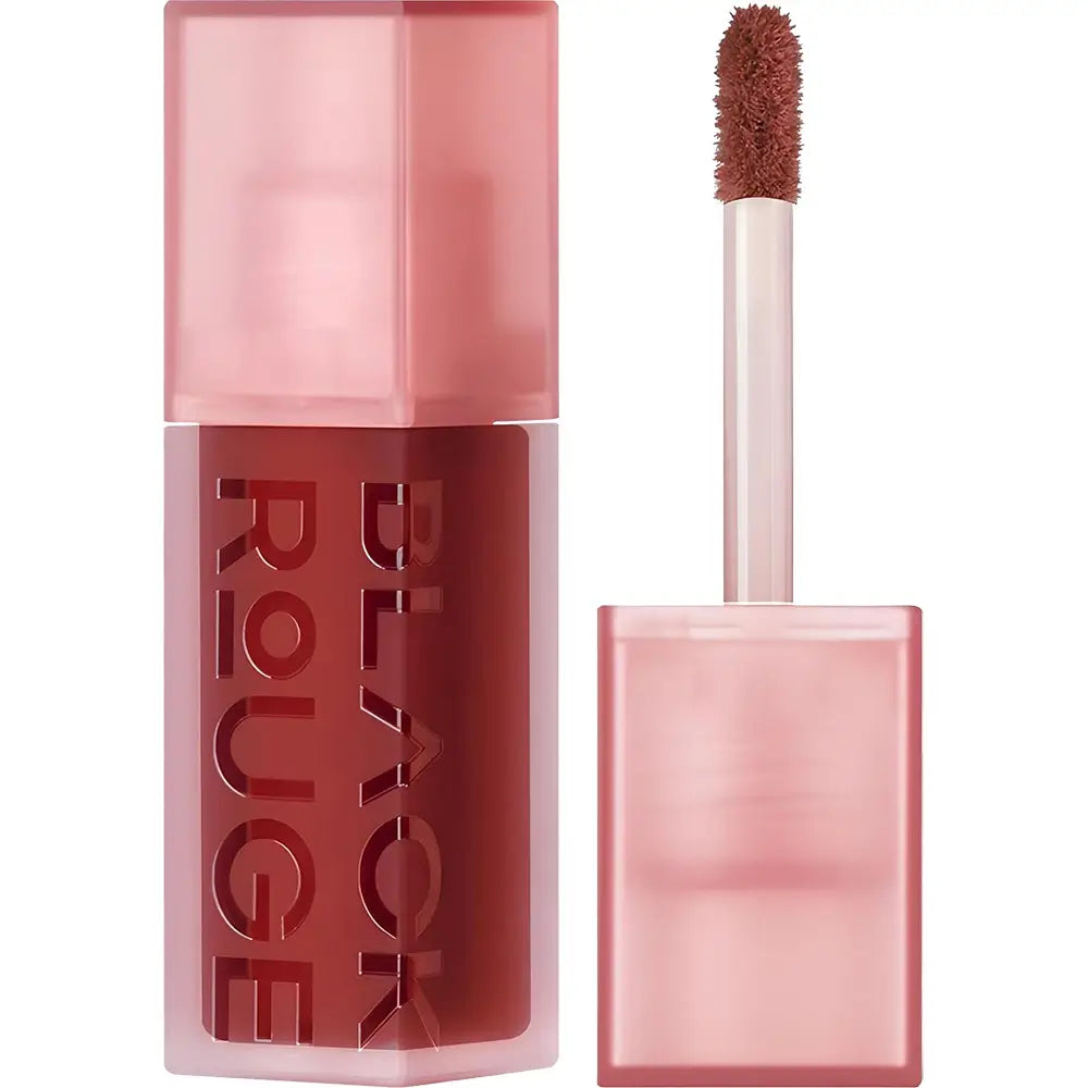 BLACK ROUGE Double Layer Over Velvet - Lippenstift mit Hyaluronsäure und Süßmandelöl, spendet Feuchtigkeit und sorgt für Komfort - 4,1 g - DL06 Woody Layer