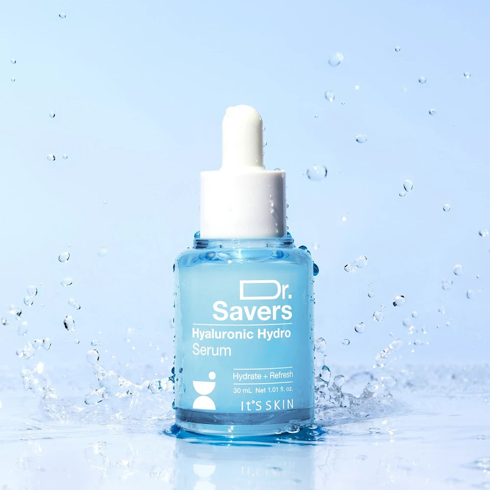 IT'S SKIN Dr. Savers Hyaluronic Serum - Gesichtsserum mit Hyaluronsäure und Panthenol für Feuchtigkeit und Hautkomfort - 30 ml