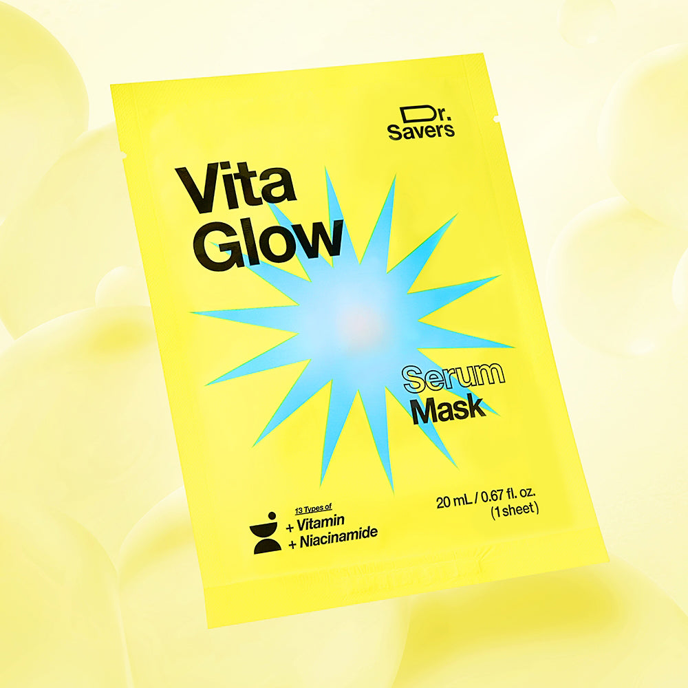 Dr. Savers Vita Glow Maskenblatt Gesichtsmaske 18 ml