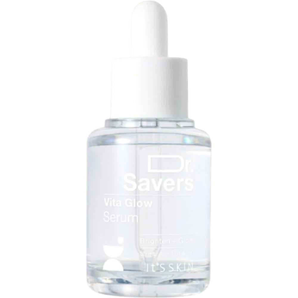 IT'S SKIN Dr. Savers Vita Glow Serum - Gesichtsserum mit Niacinamid und 3-O-Ethylascorbinsäure zur Verbesserung des Hauttons und der Ausstrahlung - 30 ml