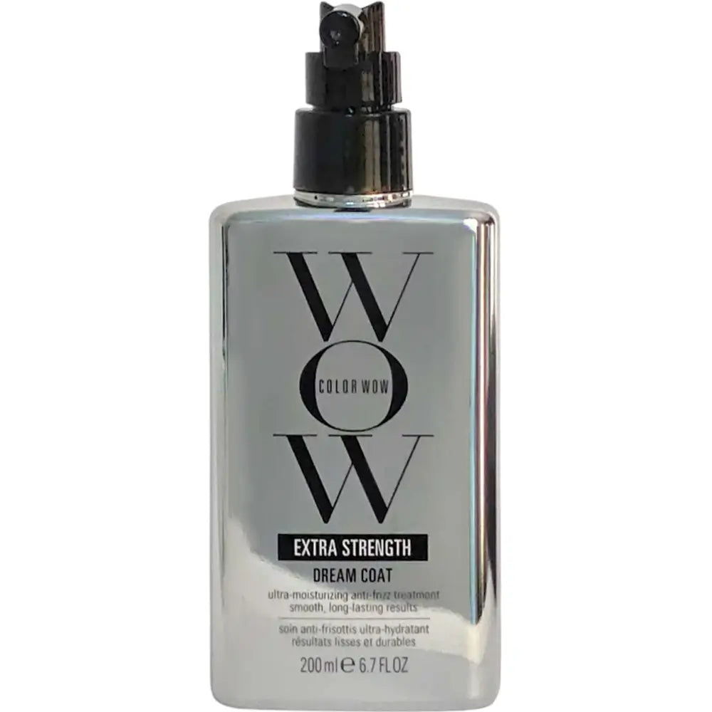 COLOR WOW Dream Coat Extra Strength - Haarspray formuliert mit unsichtbaren flexiblen Polymeren und intensiven feuchtigkeitsspendenden Inhaltsstoffen, das zur Glättung von extrem trockenem, porösem oder lockigem Haar beiträgt und die Feuchtigkeitsbeständigkeit aufrechterhält - 200 ml