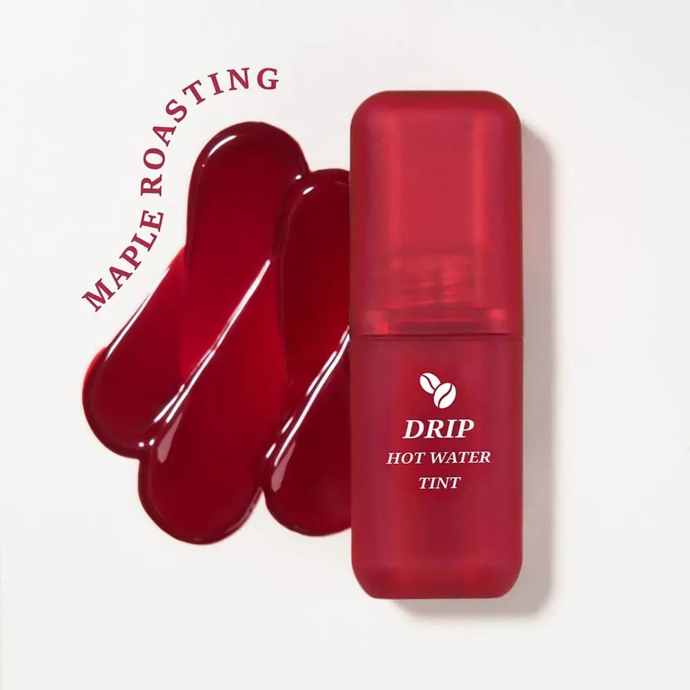 BLACK ROUGE Drip Hot Water Tint - Lippenstift mit Kaffee & feuchtigkeitsspendenden Inhaltsstoffen für ein mattes Finish - 4,5 g - LV10 Maple Roasting