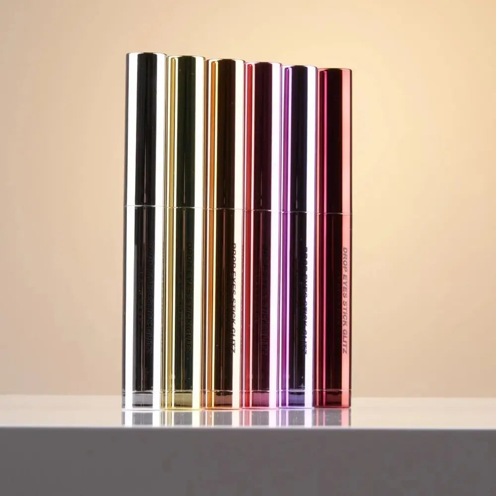 BLACK ROUGE Drop Eyes Stick Glitz Lidschattenstift D01 Crystal Glitz - Holografischer Glanz und wasserfest, 1.4g